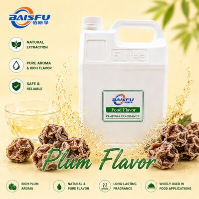 Natural Plum Flavor Ideal for Confectionery Bakery Delivering Authentic Fruit Taste