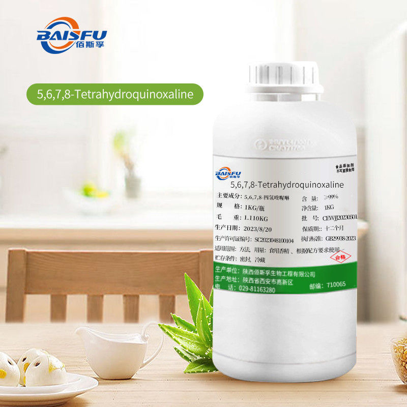 5 6 7 8 Tetrahydroquinoxaline Monomer Flavor FEMA 3321 Cas No 34413-35-9 C8H10N2