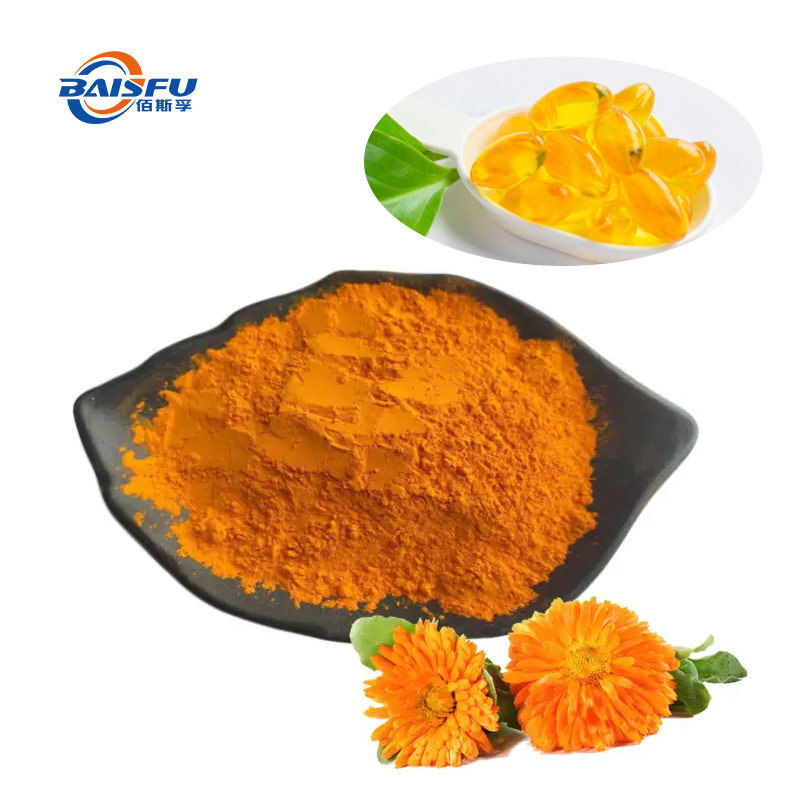 Baisfu plant powder 98% Top Quality Lutein esters Yellow/reddish brown powder use in dietary supplement and food additive