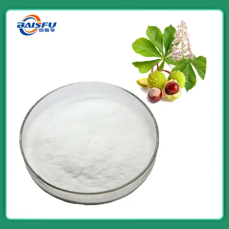 Shaanxi Baisfu herbal plant extract Light brown and white crystalline powder Natura Aescin CAS No.: 6805-41-0 For medicine and cosmetic
