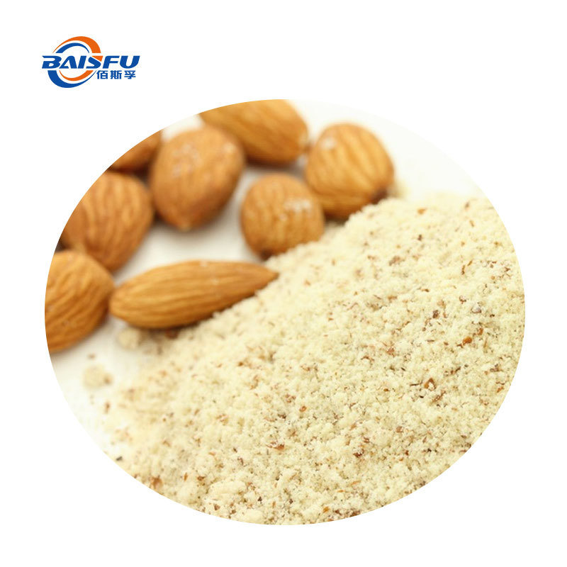 Baisfu Top Quality 99% pure Natural Almond Powder CAS No. 87-72-9 Amygdalin off-white powder use In Food, Health Products, Cosmetics