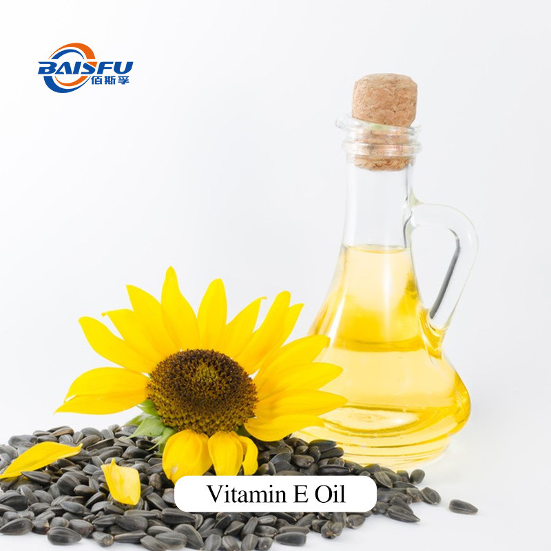Food Grade Vitamin E Oil Natural/Synthetic Yellow Clear Viscous Liquid CAS:59-02-9