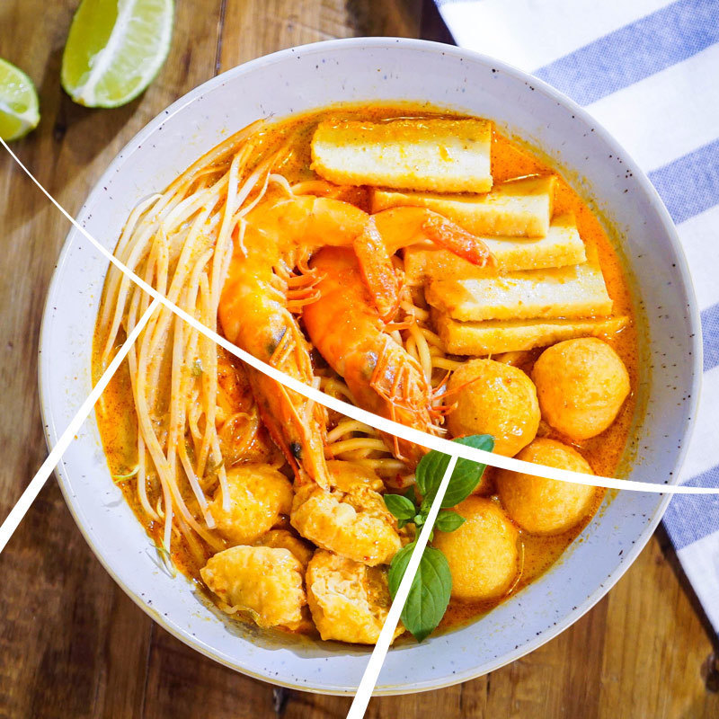  BAISFU  High Concentration Food Flavor Laksa Flavor for Cooks and Snacks