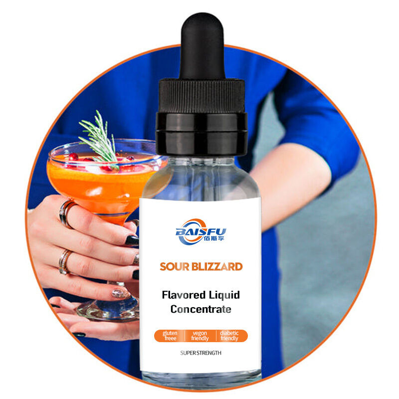 Baisfu Sour Blizzard Flavoring – Tangy Icy-Cool Food Essence For Beverages, Candy & Frozen Desserts