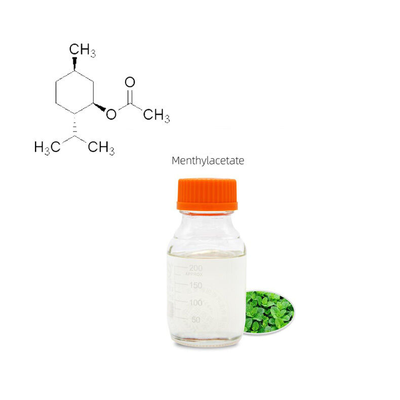 Food Grade Menthol Acetate Cooling Agent, CAS 89-45-5, for Flavors & Cosmetics