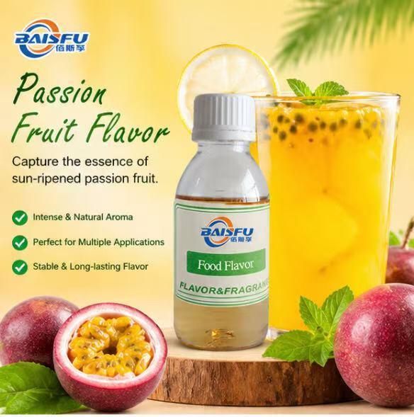 High Quality Passion Fruit Flavor for Beverage Manufacturing Water Soluble Concentrated Liquid Food Grade