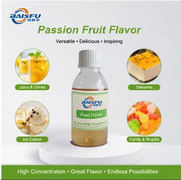 High Quality Passion Fruit Flavor for Beverage Manufacturing Water Soluble Concentrated Liquid Food Grade