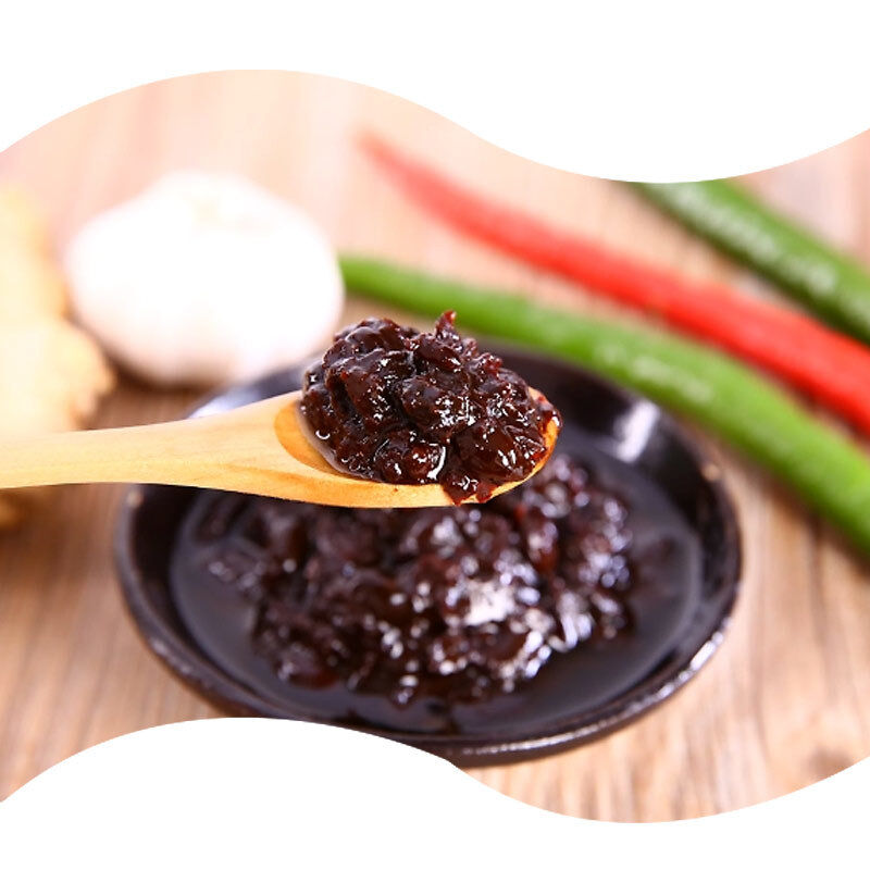 Premium High Quality Douchi Flavor for Fermented Black Bean Sauce Stir Fry Condiment Chinese Cooking Paste and Classic Cantonese Seasoning Base