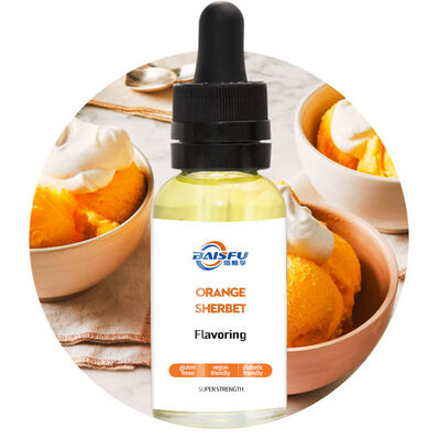 Wholesale Natural Orange Sherbet Flavoring & Fragrance  High Purity Liquid for Ice Cream Beverages Candy & Bakery Applications